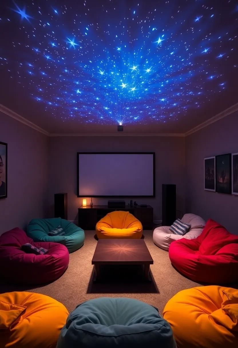 10 Innovative Lighting Ideas That Will Transform Your Space with Stunning Colors! - 6. Projector Lights for Dynamic Visuals