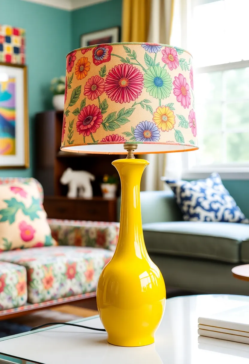 10 Innovative Lighting Ideas That Will Transform Your Space with Stunning Colors! - 7. Colorful Table Lamps