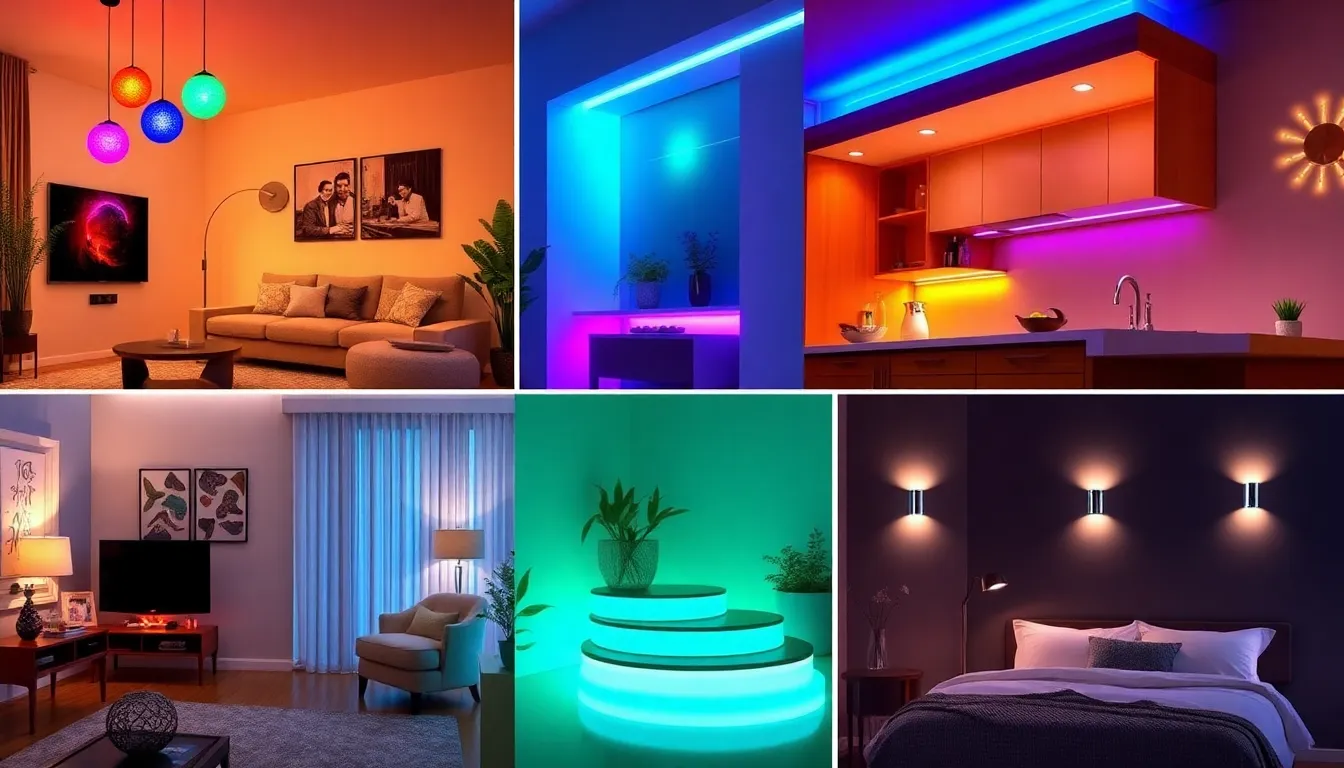 Innovative Lighting Ideas That Will Transform Your Space with Stunning Colors!