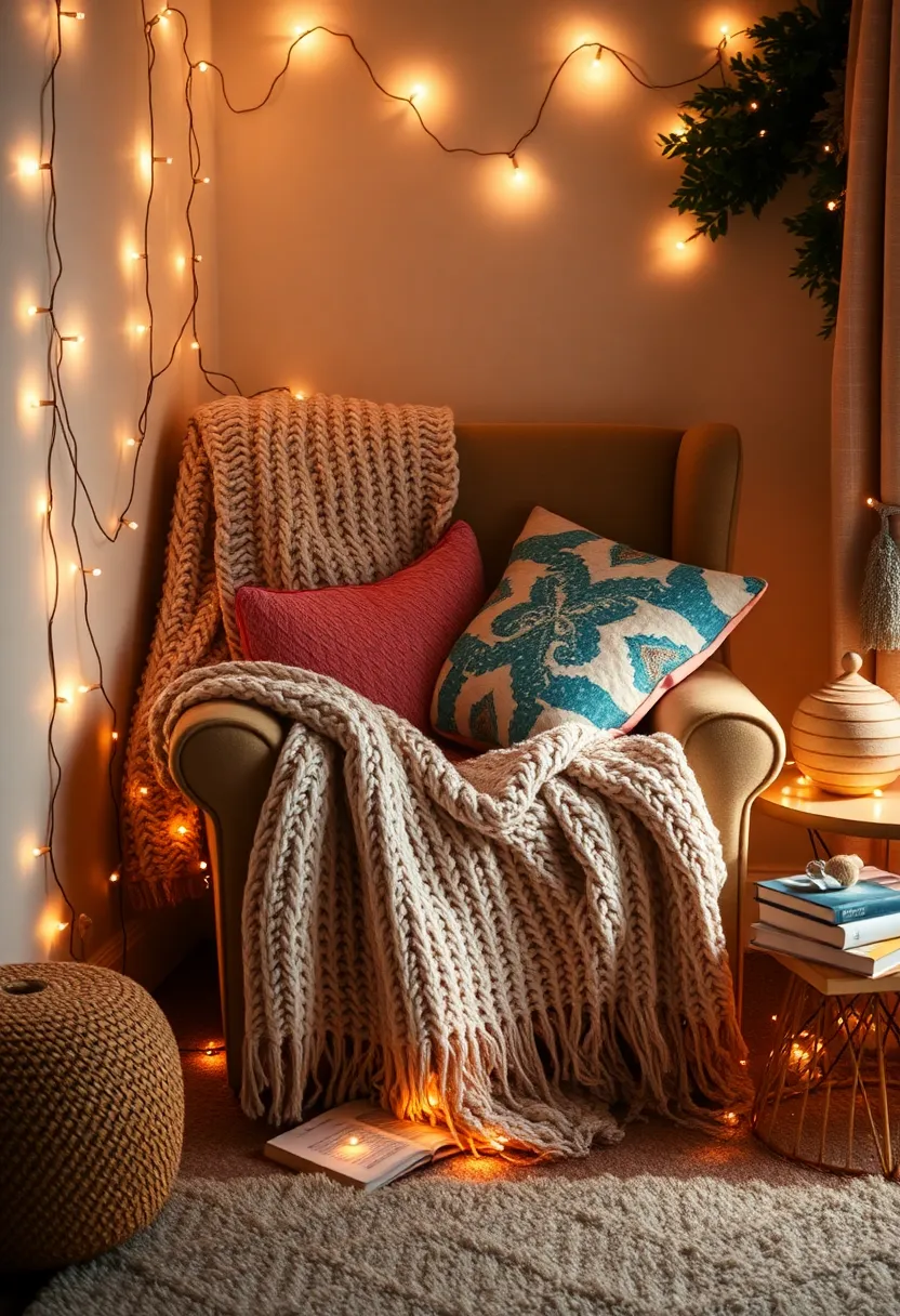 10 Whimsical Reading Nook Ideas That'll Make You Want to Curl Up with a Book (#4 Is our favourite!) - 2. Fairy Light Wonderland