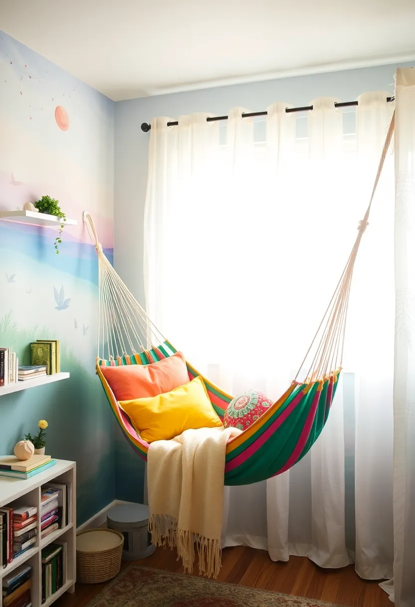 10 Whimsical Reading Nook Ideas That'll Make You Want to Curl Up with a Book (#4 Is our favourite!) - 3. The Bookish Hammock