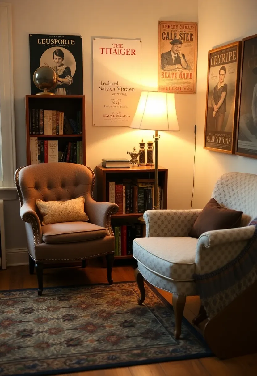 10 Whimsical Reading Nook Ideas That'll Make You Want to Curl Up with a Book (#4 Is our favourite!) - 6. Vintage Vibe