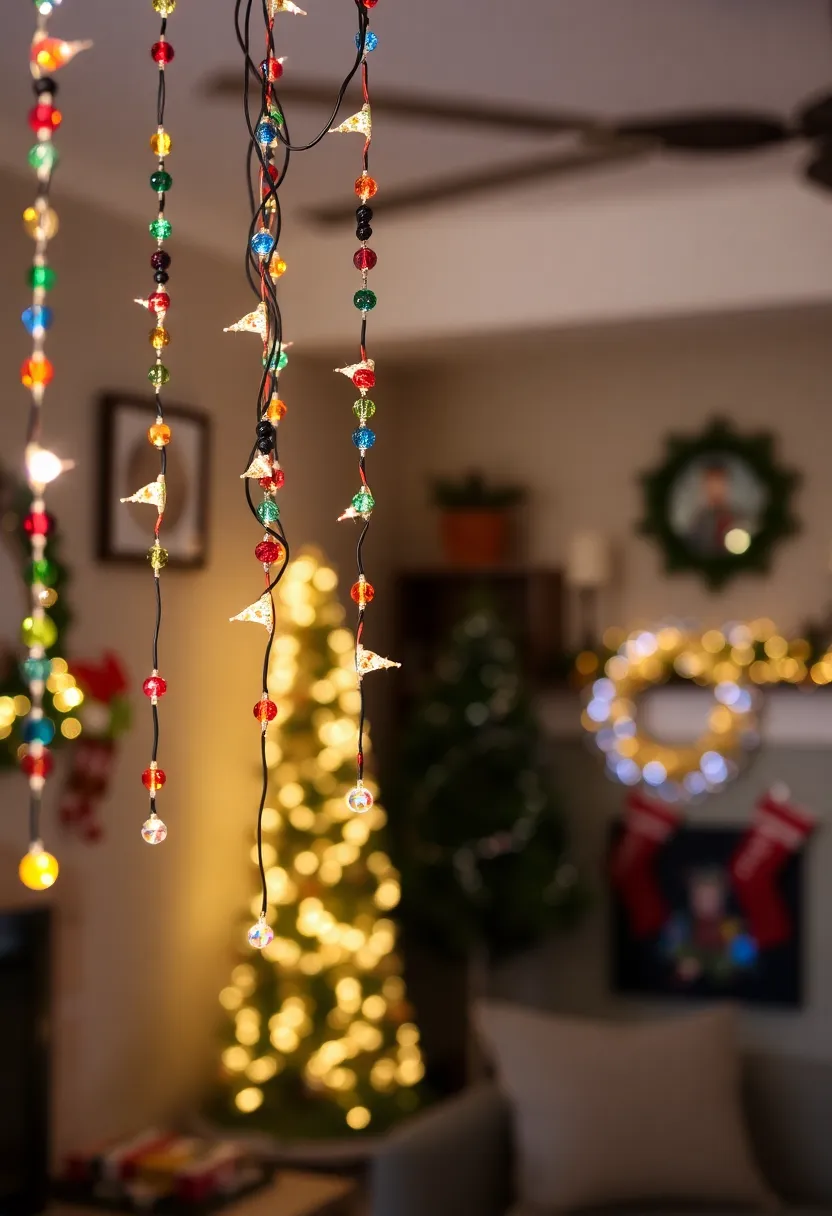 12 DIY Christmas Lighting Projects That Will Transform Your Living Room on a Budget (Incredible #4!) - 12. DIY Beaded Light Strings