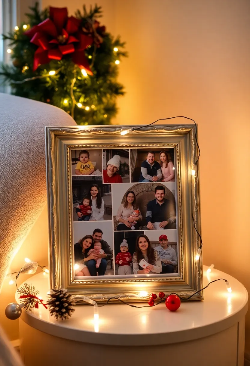 12 DIY Christmas Lighting Projects That Will Transform Your Living Room on a Budget (Incredible #4!) - 5. DIY Holiday Picture Frame Lights