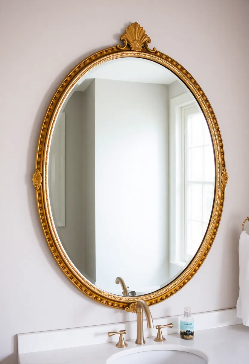 13 Luxury Bathroom Upgrades That Are Surprisingly Affordable (Loving the Bold Faucets - #7!) - 5. Elegant Mirrors