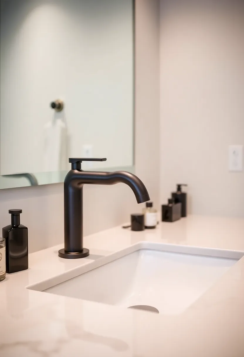 13 Luxury Bathroom Upgrades That Are Surprisingly Affordable (Loving the Bold Faucets - #7!) - 7. Statement Faucets