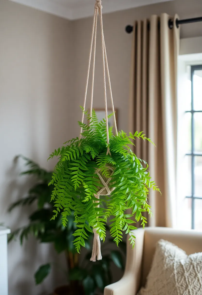 14 Indoor Plants That Will Transform Your Living Room This Spring (You’ll Love #6!) - 11. Boston Fern: The Lush Greenery