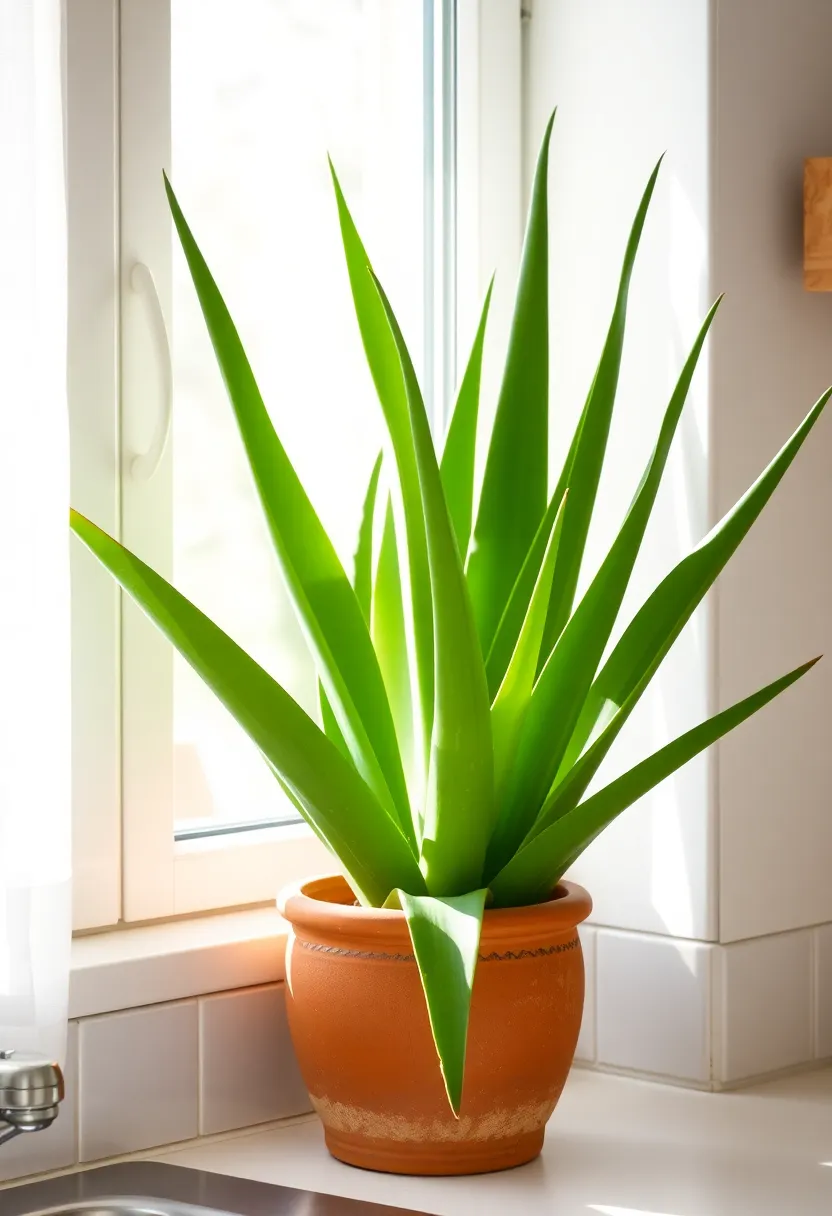 14 Indoor Plants That Will Transform Your Living Room This Spring (You’ll Love #6!) - 13. Aloe Vera: The Practical Beauty