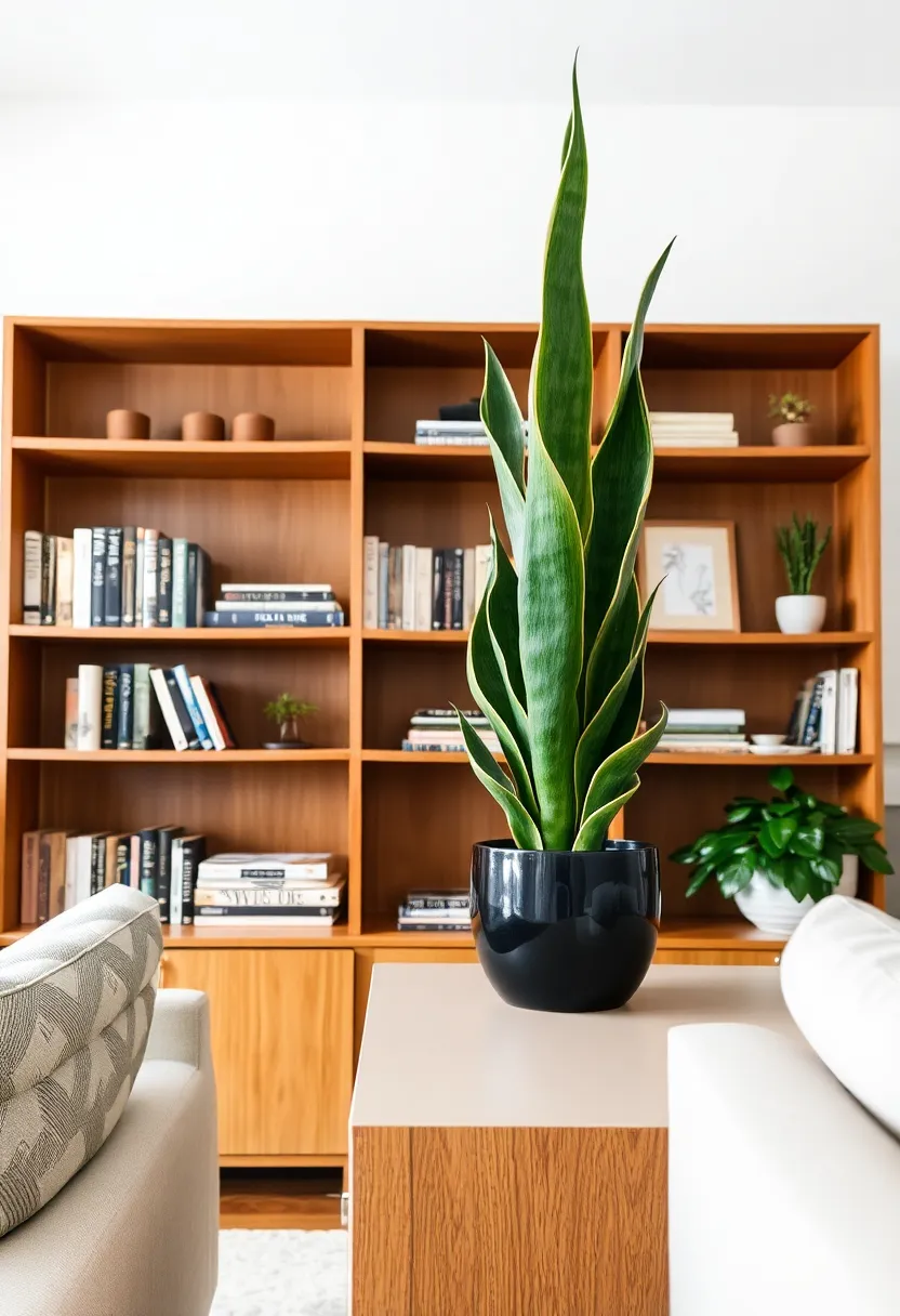 14 Indoor Plants That Will Transform Your Living Room This Spring (You’ll Love #6!) - 2. Snake Plant: The Resilient Companion