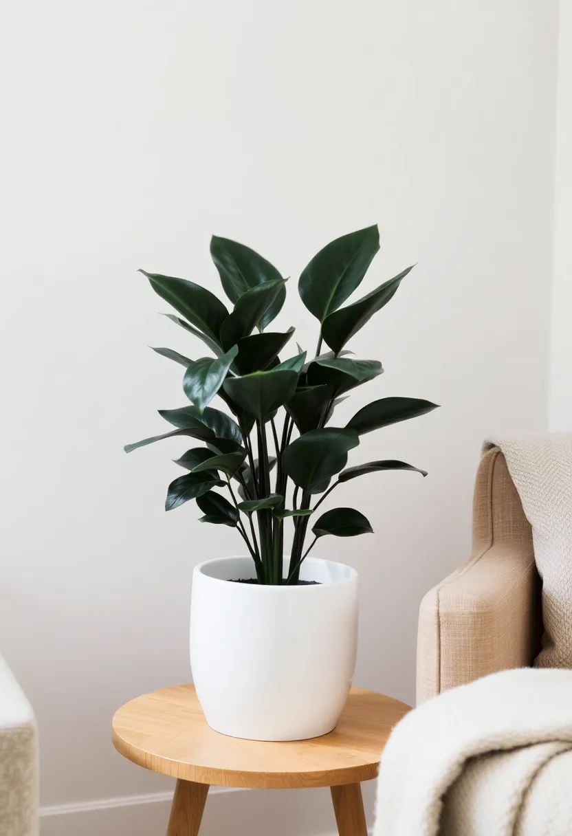 14 Indoor Plants That Will Transform Your Living Room This Spring (You’ll Love #6!) - 5. ZZ Plant: The Low-Light Wonder