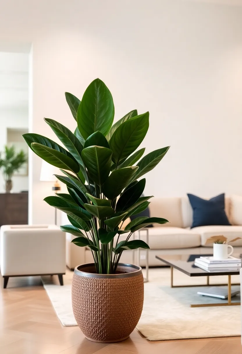 14 Indoor Plants That Will Transform Your Living Room This Spring (You’ll Love #6!) - 9. Rubber Plant: The Bold Statement