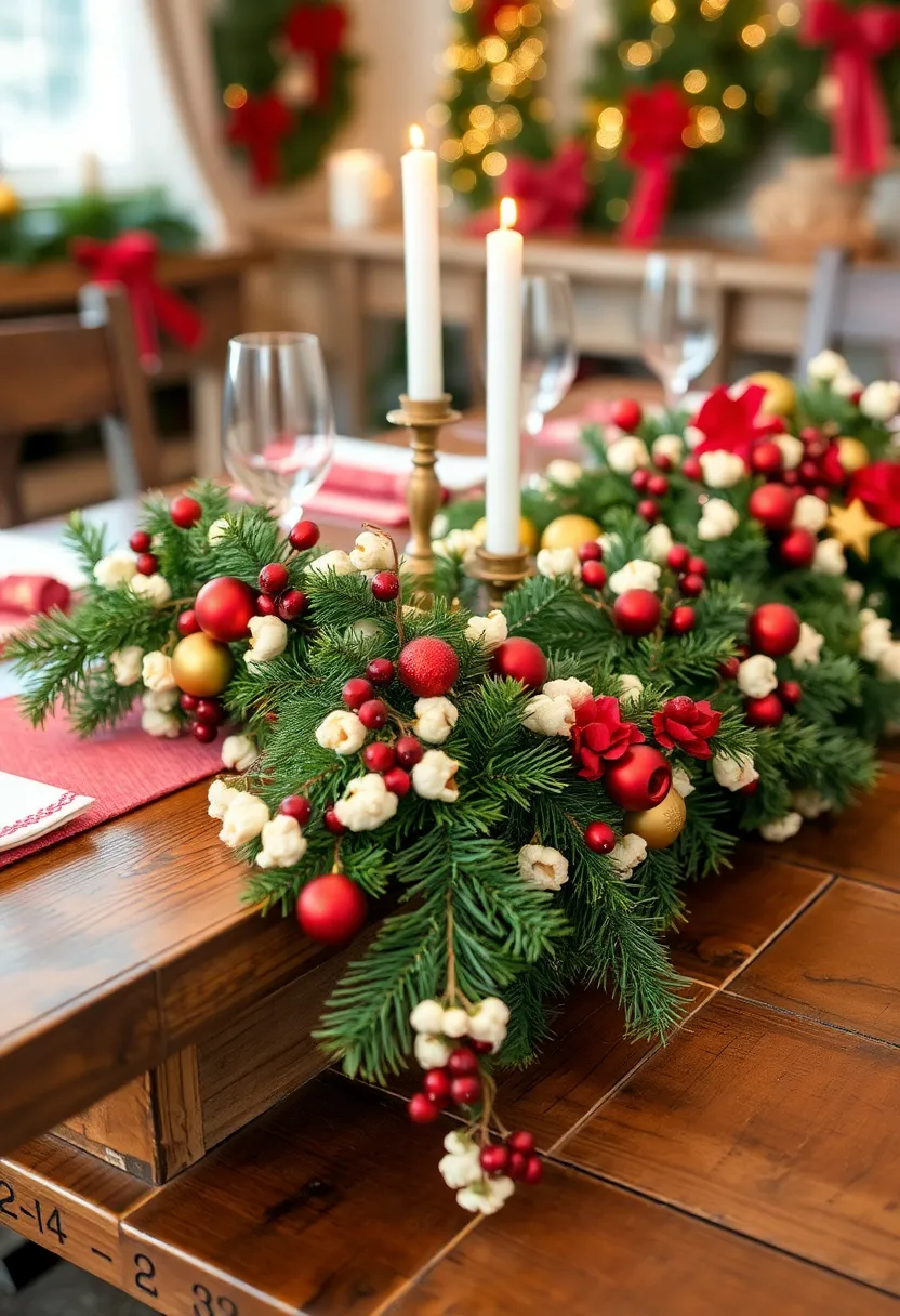 14 Retro Christmas Centrepieces That Will Bring Back Fond Memories! - 14. Nostalgic Holiday Garland