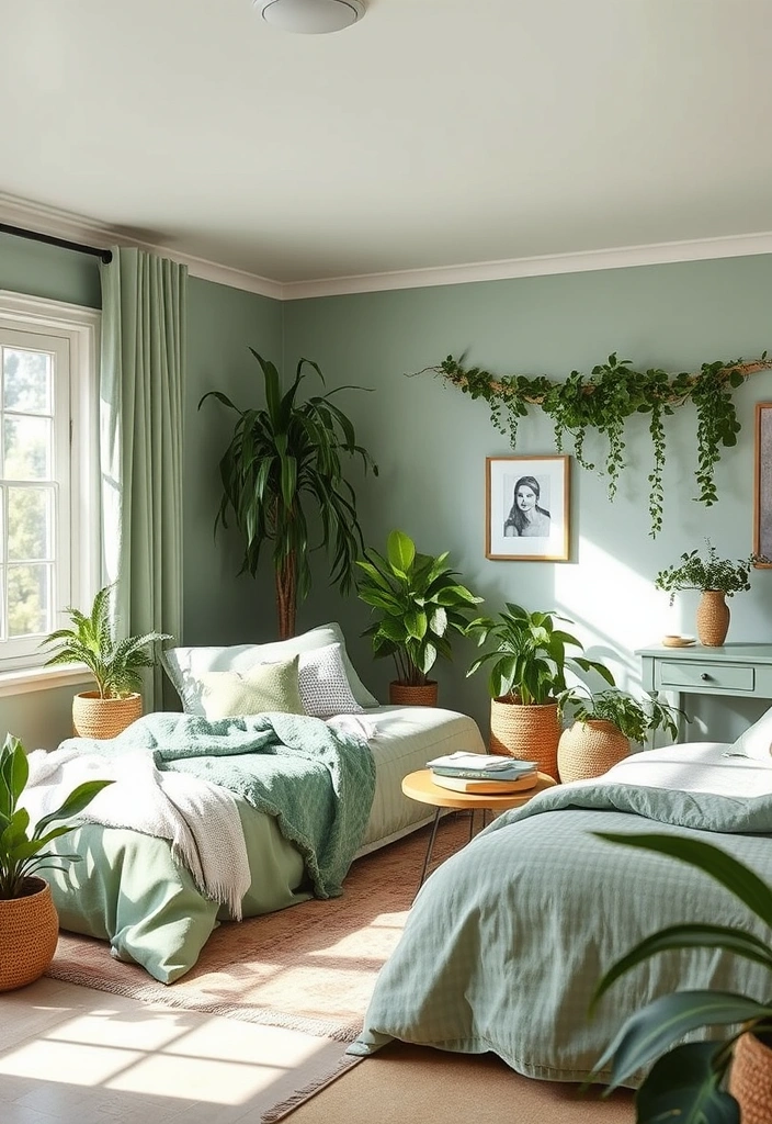 15 Trendy Sage Green Bedroom Ideas That'll Transform Your Space into a Serene Oasis! - Sage Green!