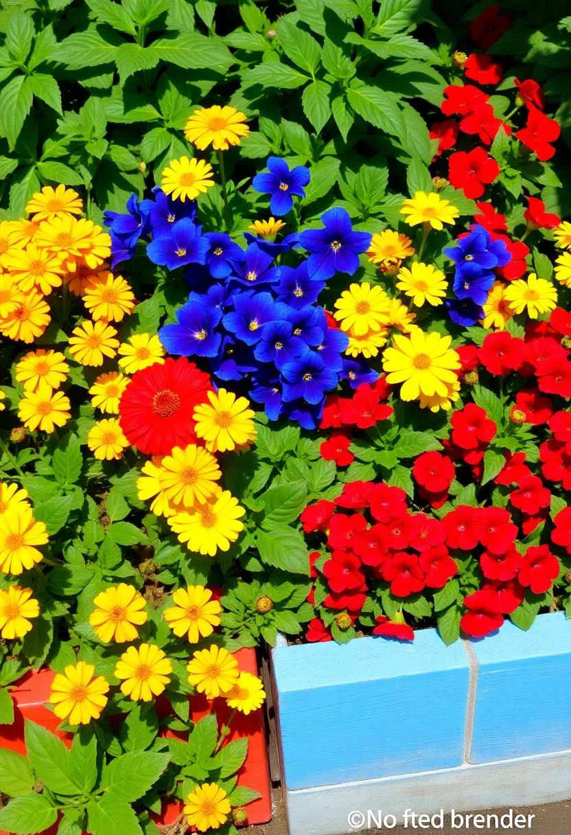 16 Colorful Flower Bed Designs That Will Brighten Your Small Garden (Look Out for 7!) - 10. Color Blocking