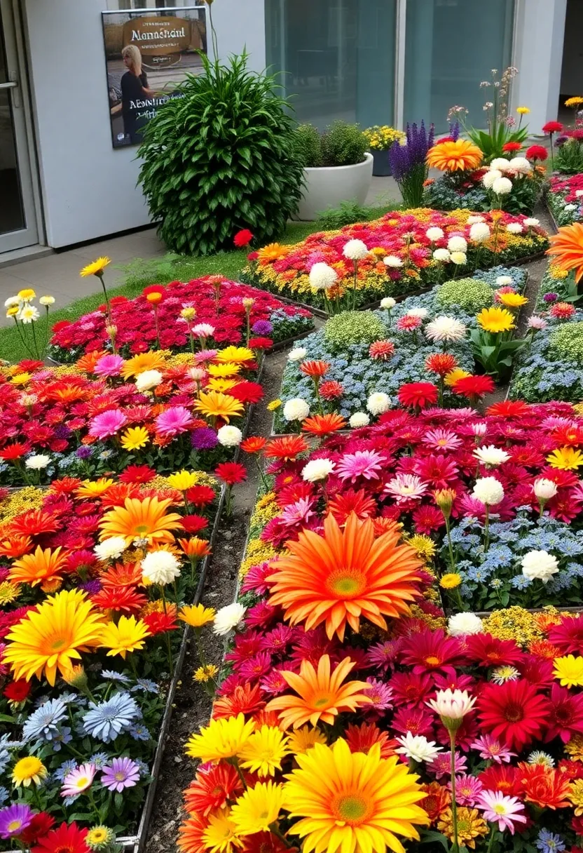 16 Colorful Flower Bed Designs That Will Brighten Your Small Garden (Look Out for 7!) - 16. Artistic Arrangements