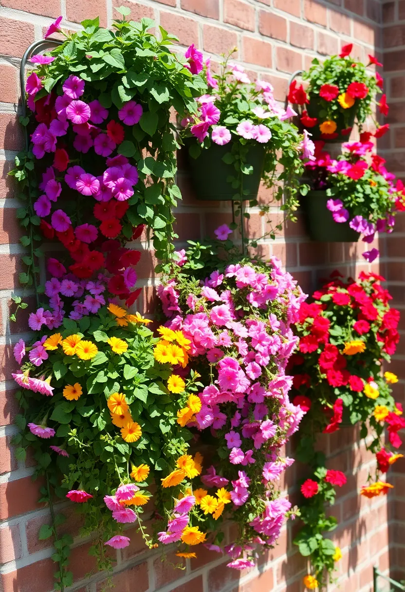 16 Colorful Flower Bed Designs That Will Brighten Your Small Garden (Look Out for 7!) - 2. Vertical Gardens