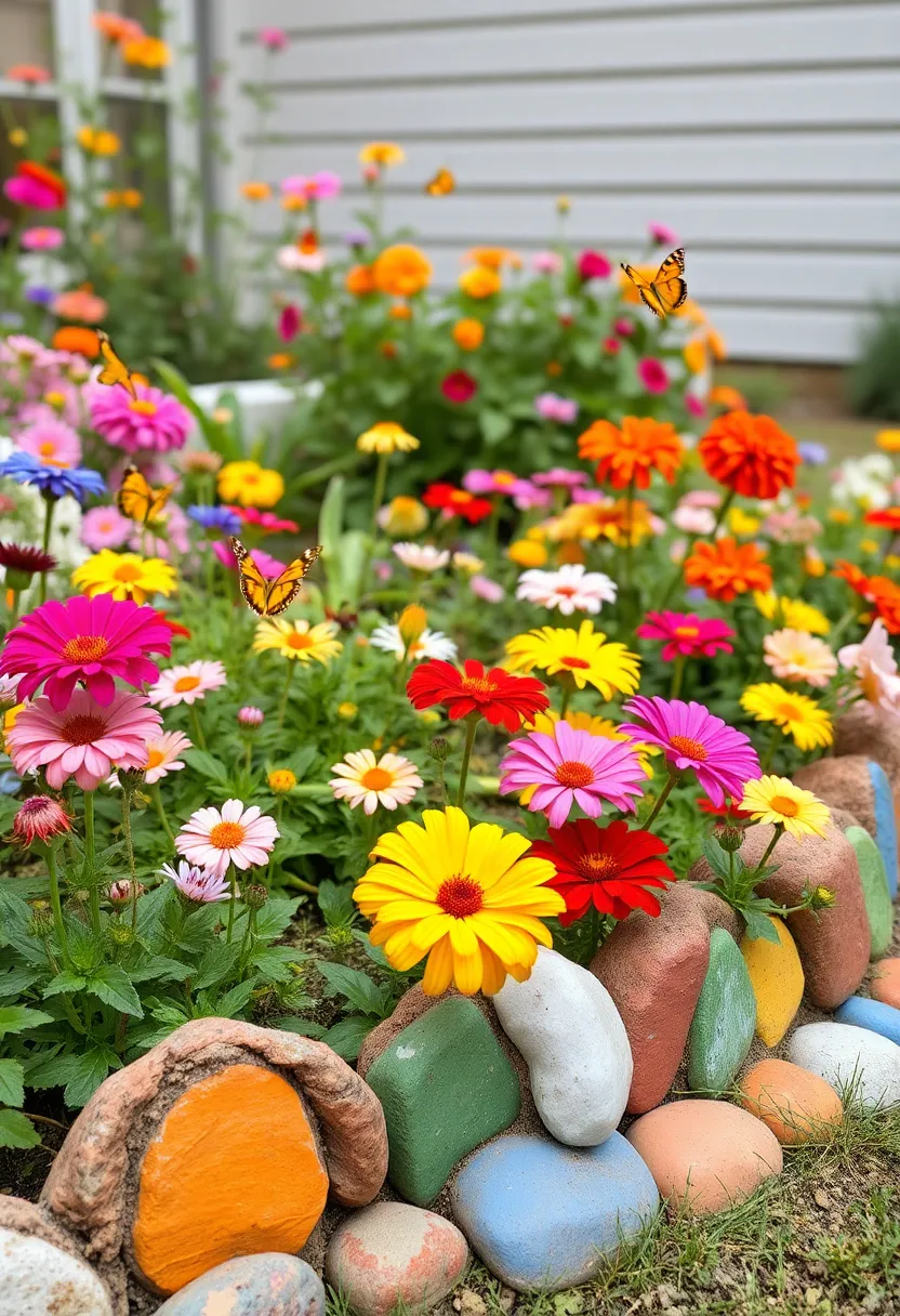 16 Colorful Flower Bed Designs That Will Brighten Your Small Garden (Look Out for 7!) - 3. Whimsical Edging