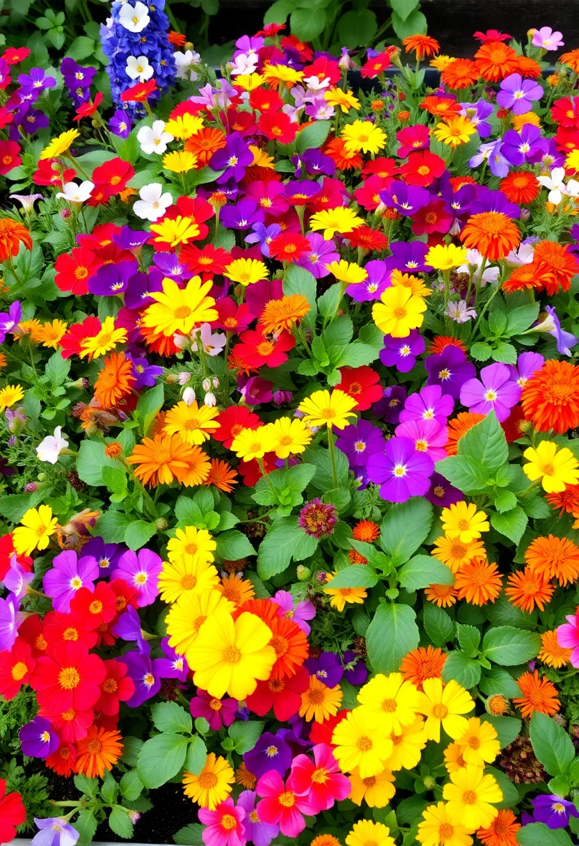 16 Colorful Flower Bed Designs That Will Brighten Your Small Garden (Look Out for 7!) - 7. Edible Flower Fusion