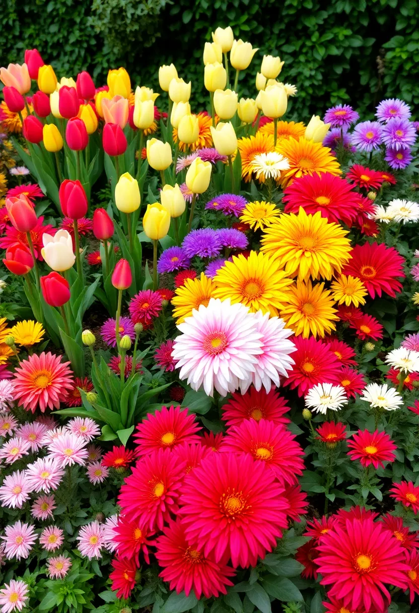 16 Colorful Flower Bed Designs That Will Brighten Your Small Garden (Look Out for 7!) - 9. Seasonal Splendor