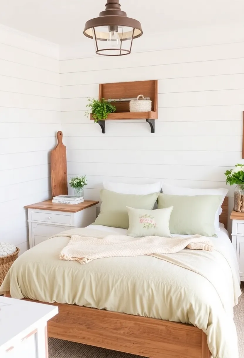 20 Colourful Bedroom Themes That'll Make You Fall in Love with Your Space Again! - 17. Farmhouse Fresh