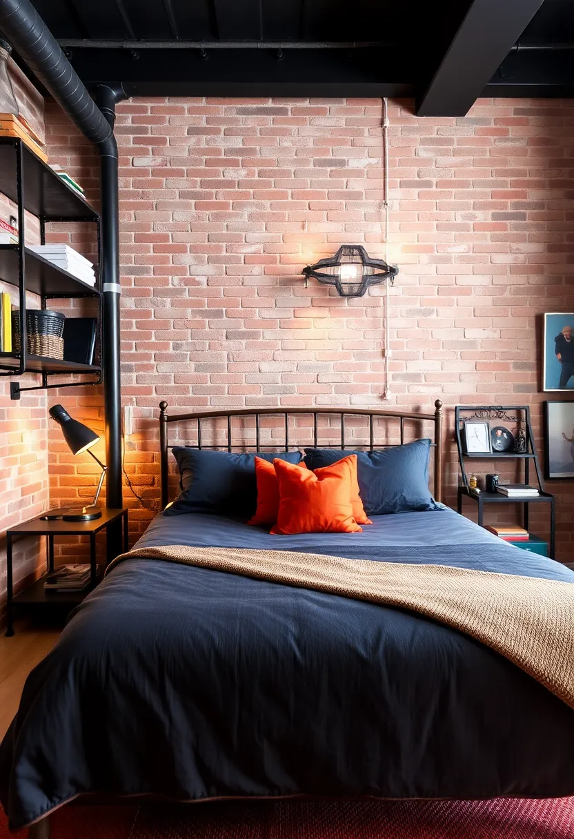 20 Colourful Bedroom Themes That'll Make You Fall in Love with Your Space Again! - 5. Industrial Chic