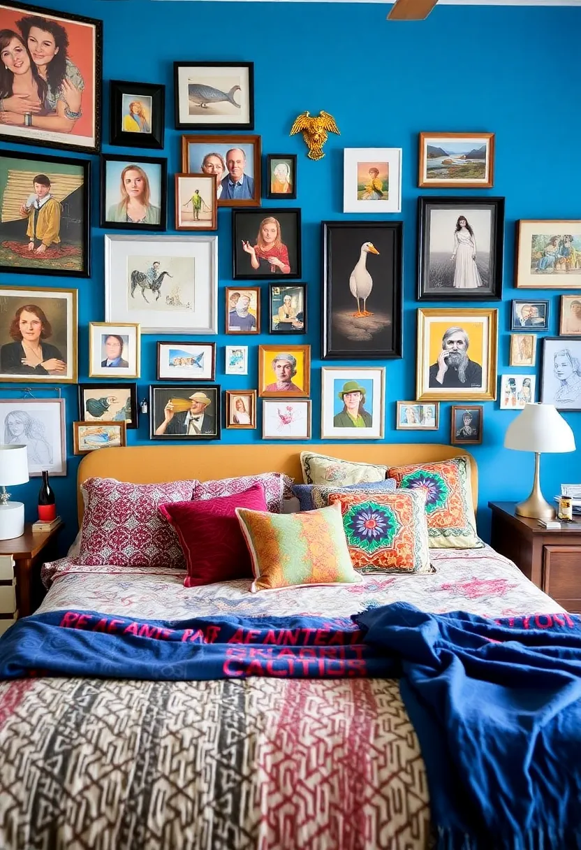 20 Colourful Bedroom Themes That'll Make You Fall in Love with Your Space Again! - 6. Eclectic Gallery