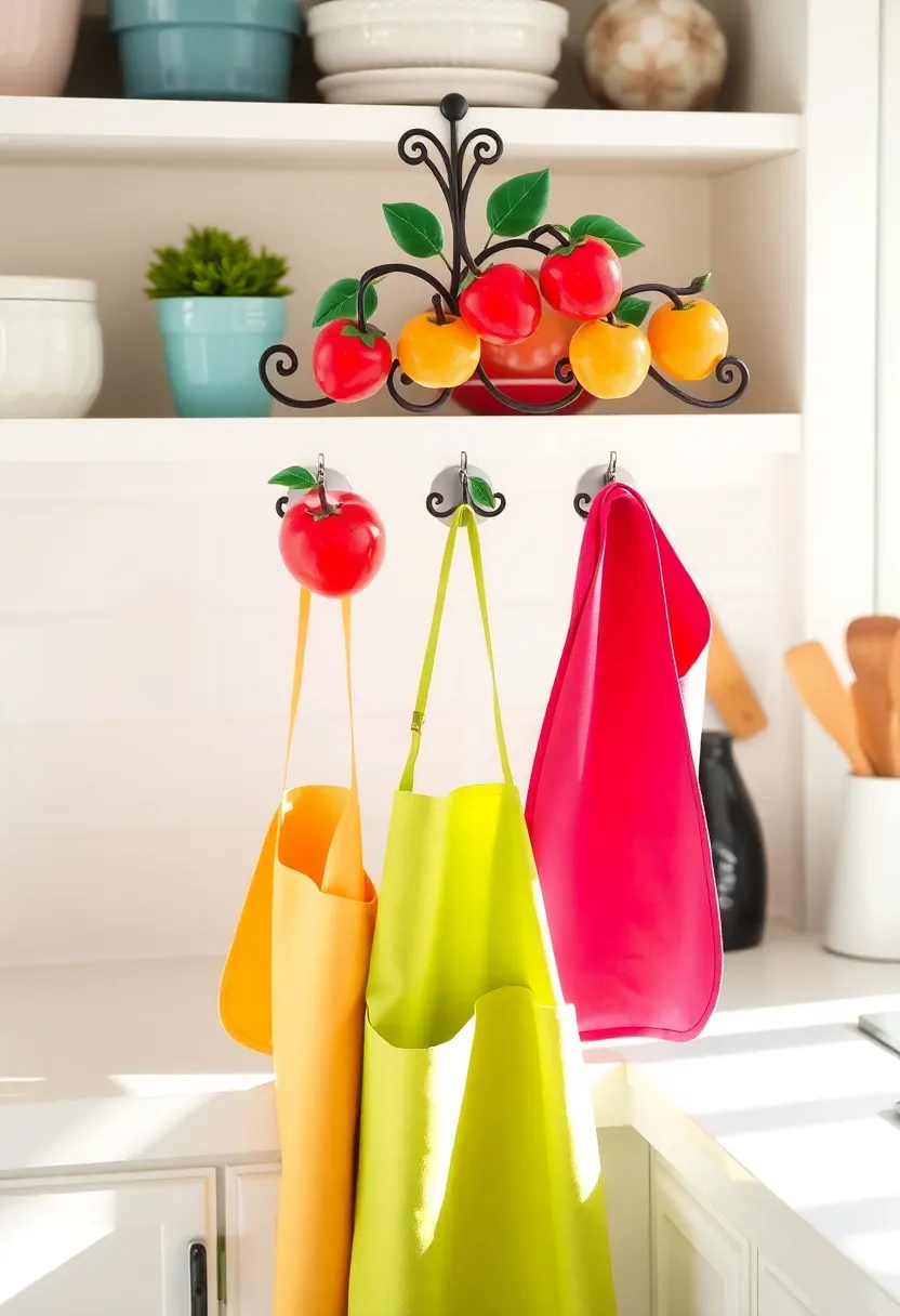 20 Kitschy Kitchen Storage Hacks That Are as Fun as They Are Functional (We Love 11!) - 13. Fun Apron Storage