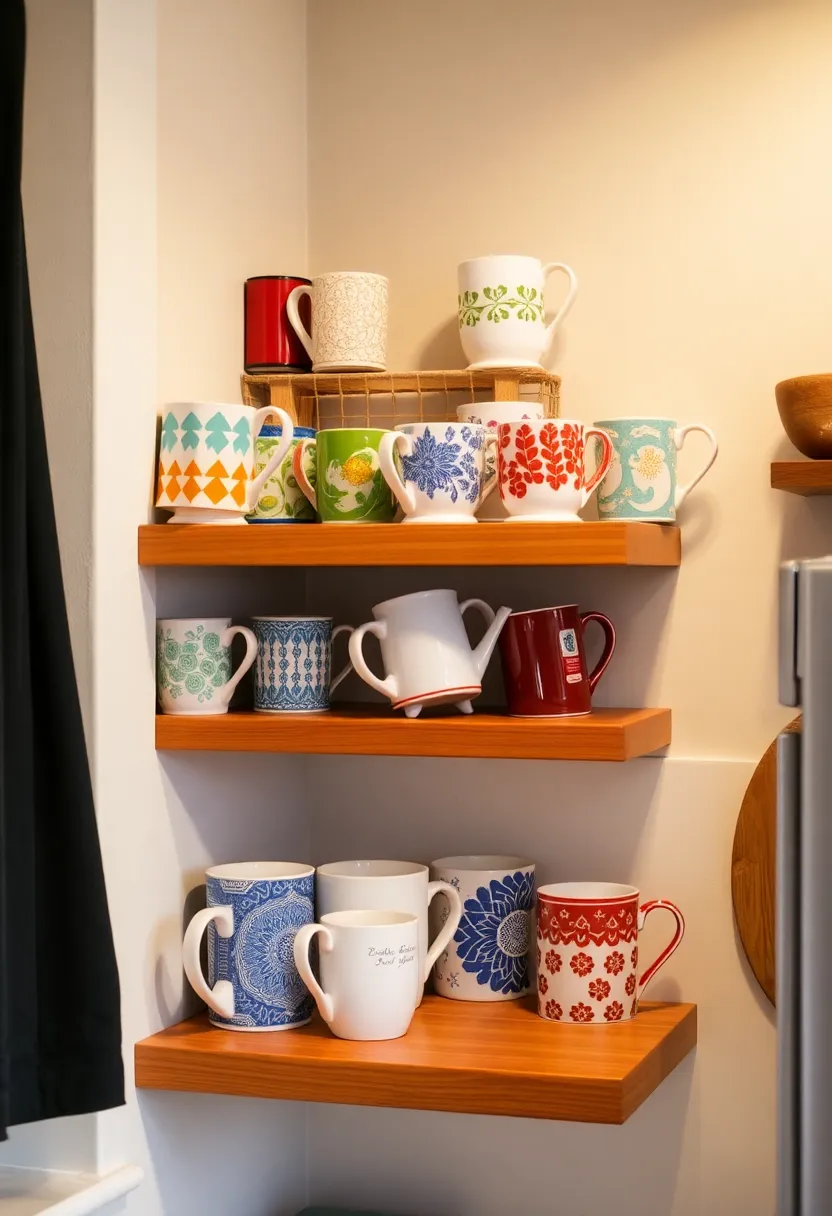 20 Kitschy Kitchen Storage Hacks That Are as Fun as They Are Functional (We Love 11!) - 19. Cozy Mug Display