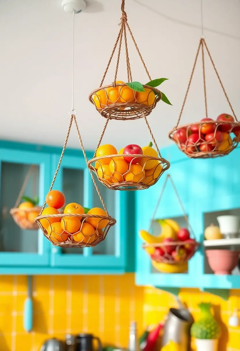 20 Kitschy Kitchen Storage Hacks That Are as Fun as They Are Functional (We Love 11!) - 5. Whimsical Fruit Baskets