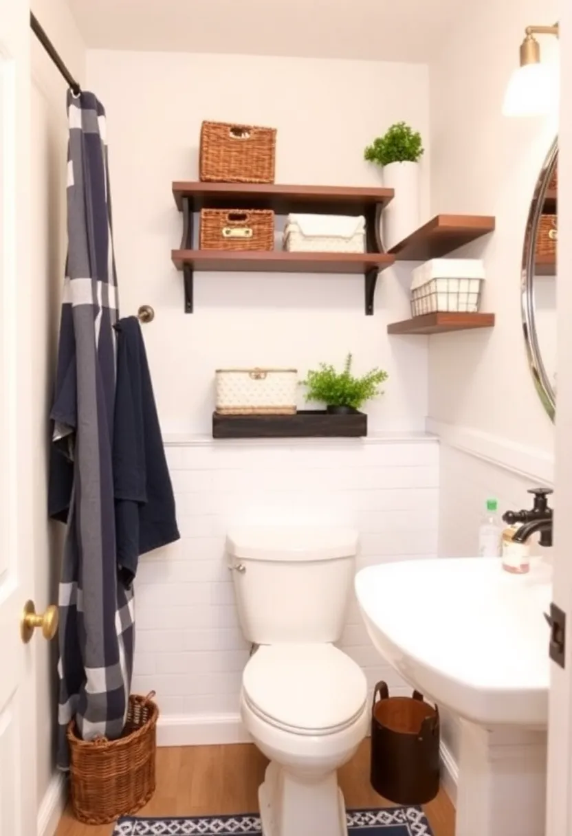 20 Luxury Small Bathroom Ideas That Prove Size Doesn’t Matter (Check Out 9!) - 13. Stylish Storage Solutions