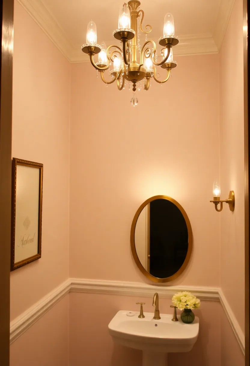 20 Luxury Small Bathroom Ideas That Prove Size Doesn’t Matter (Check Out 9!) - 5. Elegant Lighting Solutions