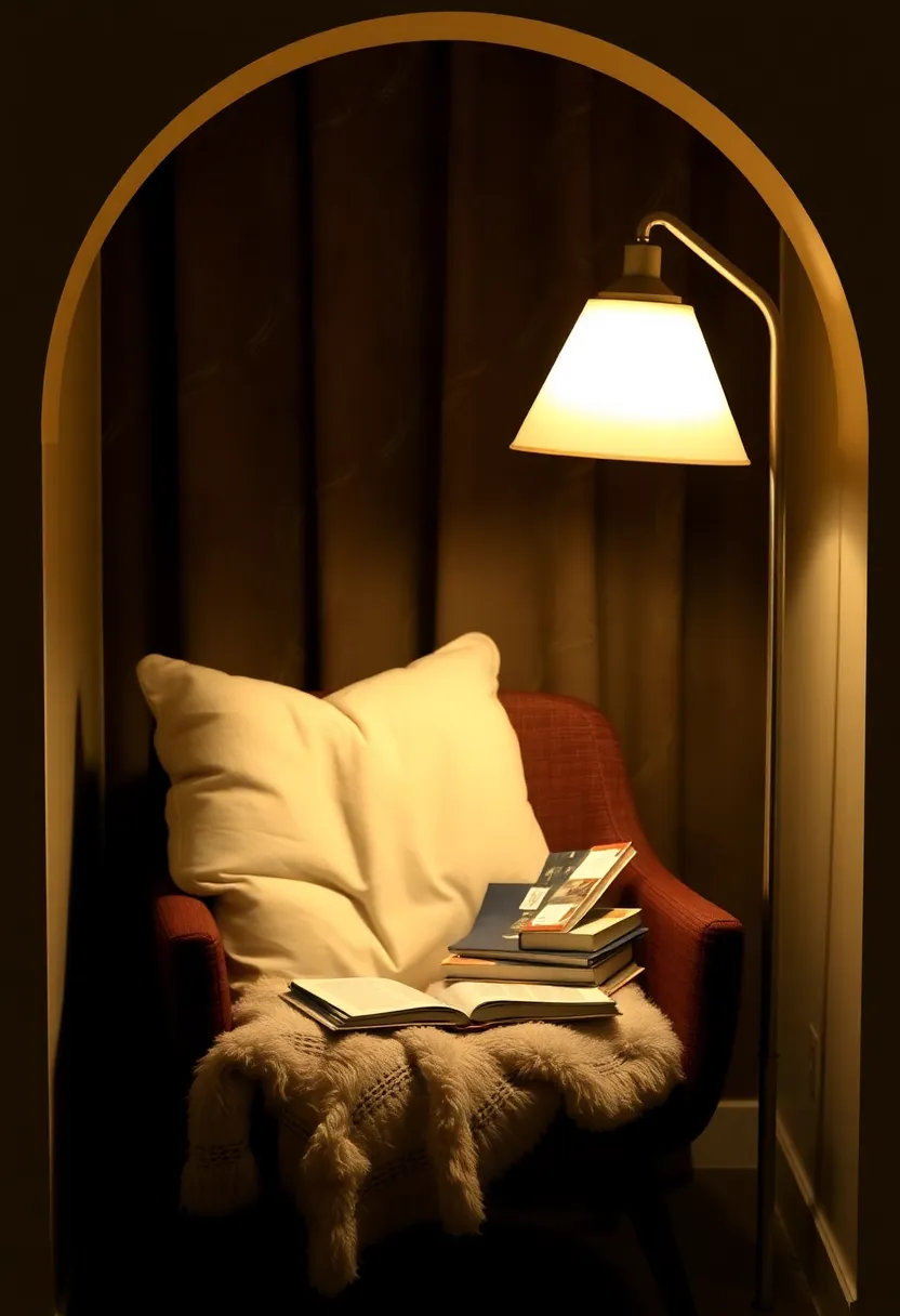 Cozy Lighting Ideas That Transform Your Bedroom Into a Relaxing Oasis! - Cozy Reading Nook Lights