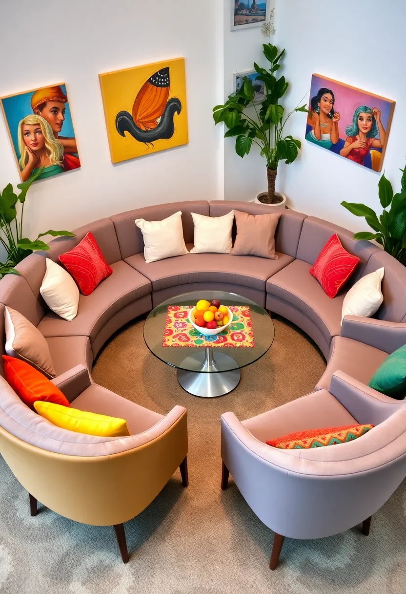 Cozy Living Room Layouts That'll Make You Feel Right at Home! - The Circular Conversation Pit