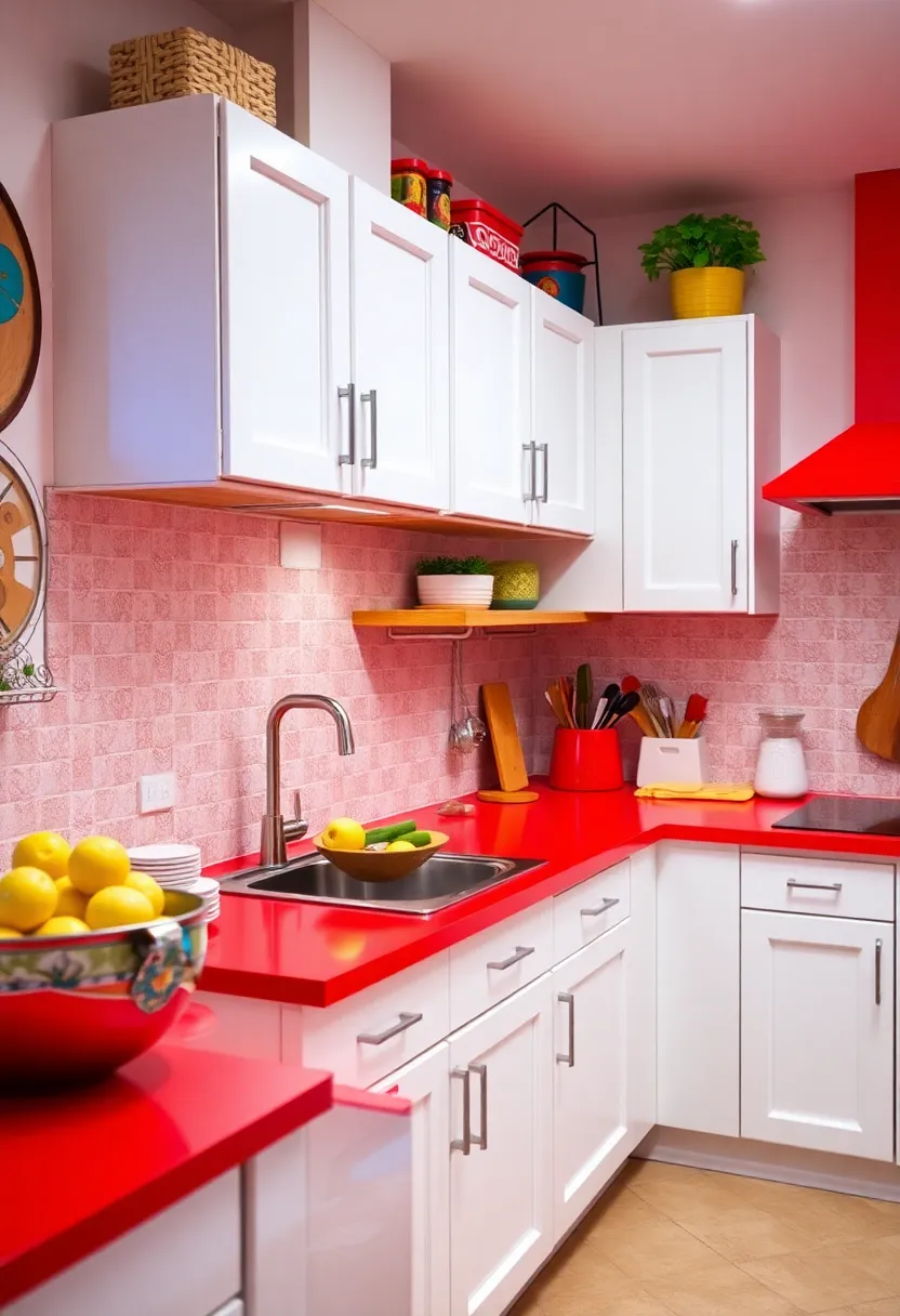 Doing up our Kitchen - Affordable Laminate Countertops That Prove Style Doesn’t Have to Break the Bank! - Bold Red Statement