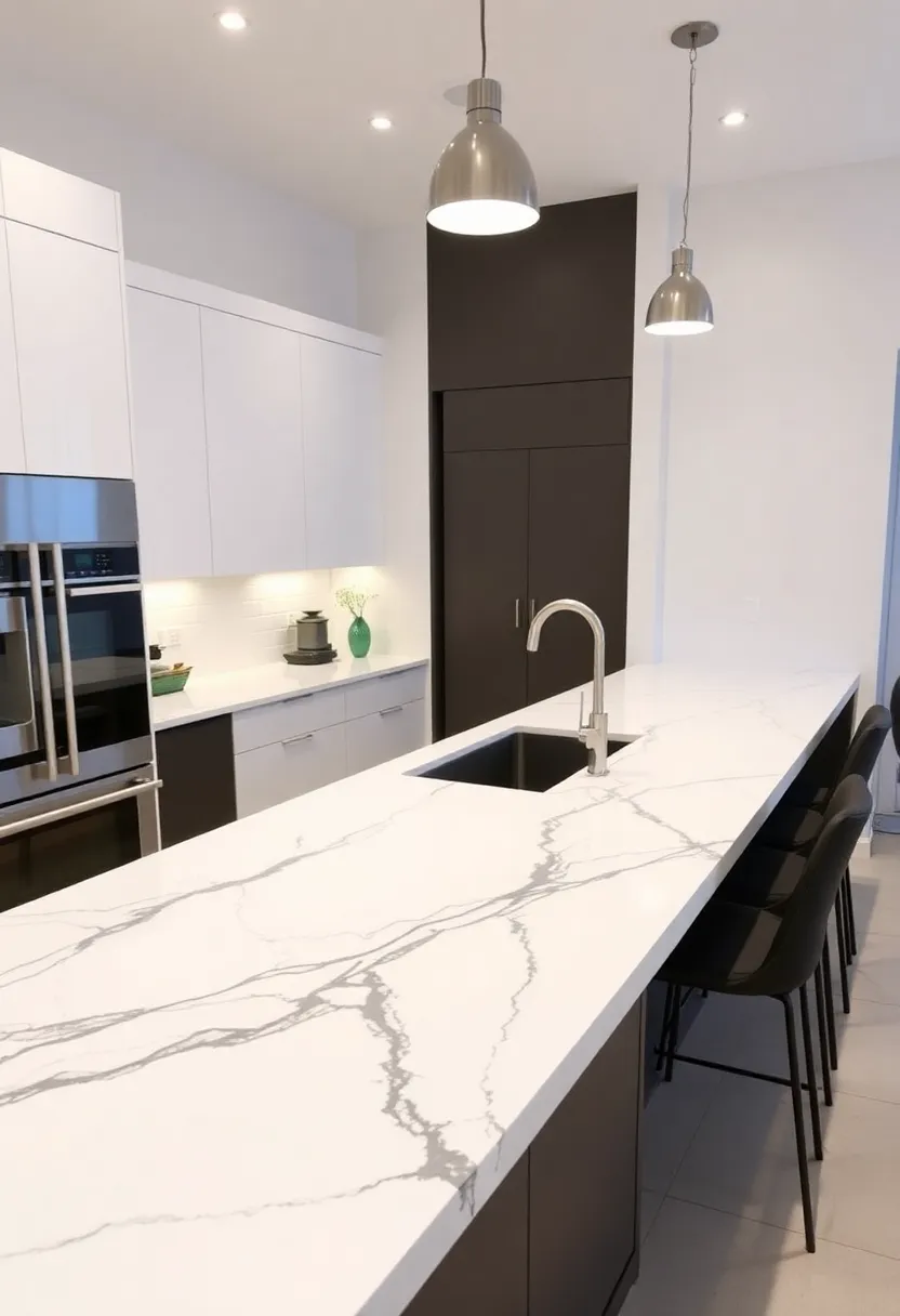 Doing up our Kitchen - Affordable Laminate Countertops That Prove Style Doesn’t Have to Break the Bank! - Contemporary White with Black Veining