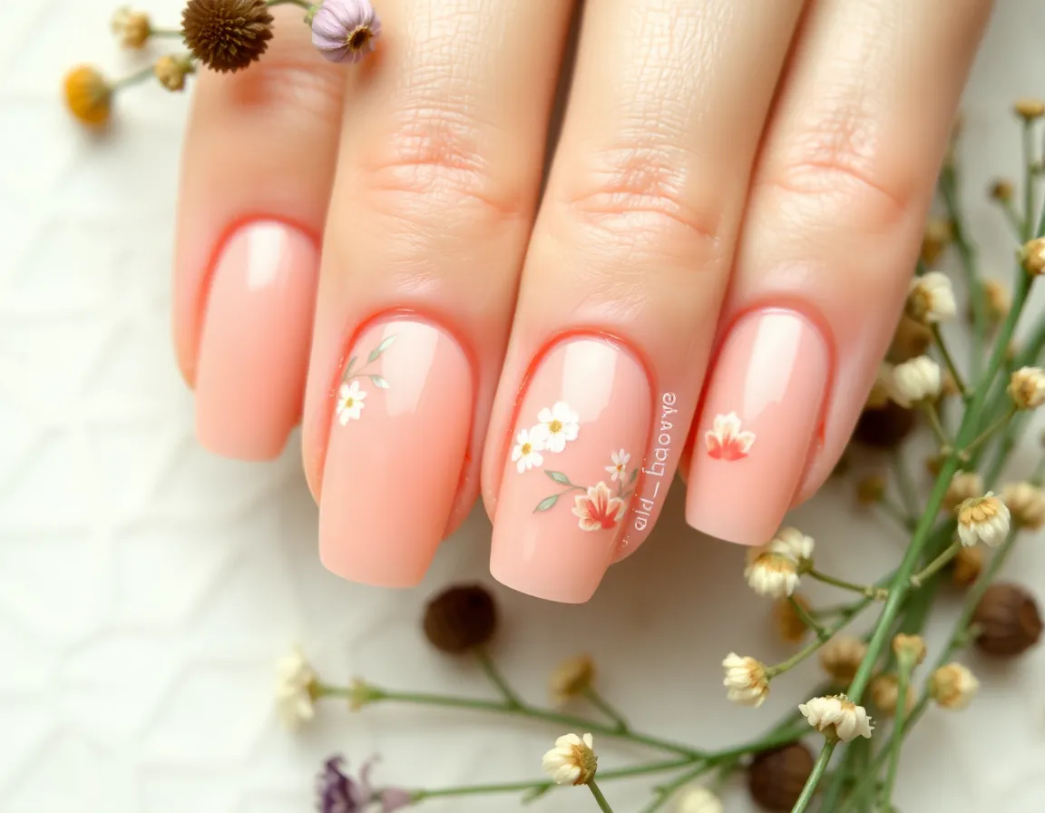 Pastel January Nails That Will Brighten Up Your Winter Days! - 5. Peachy Keen