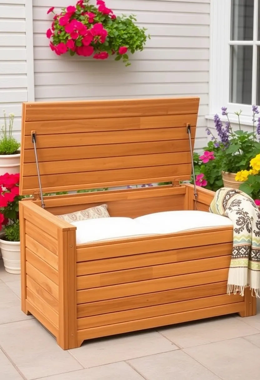 Versatile Polywood Garden Furniture Pieces That Are Perfect for Every Season (Don't Miss the Garden Dining Set Idea!) - Functional Storage Box