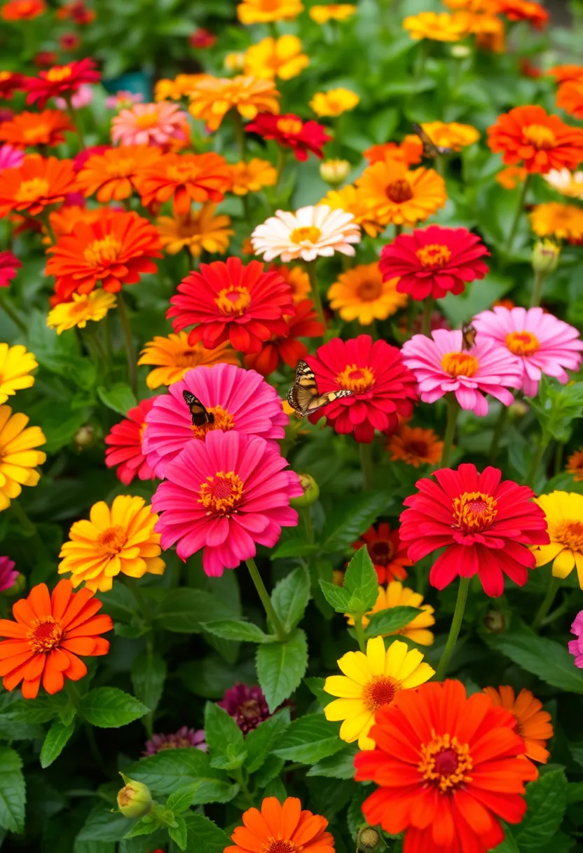 Vibrant Flower Images That Will Brighten Your Day (You Won't Believe #7!) - Bright Zinnias