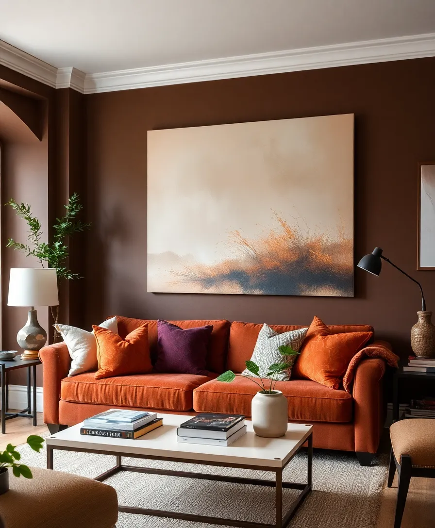 Ways Warm Brown Hues Like Mocha Mousse Can Transform Your Mood (Must-Read!) - Artistic Expressions: Wall Colors That Speak