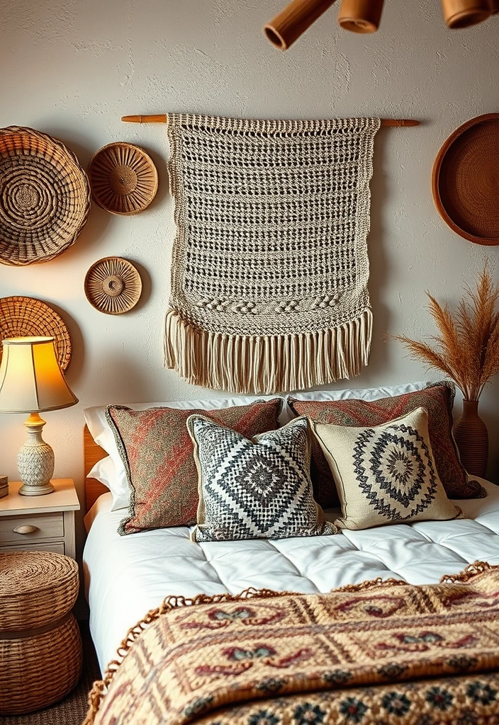 15 Cozy Bedroom Inspirations in Earthy Tones for the Perfect Modern Retreat! - 7. Earthy Textures and Patterns