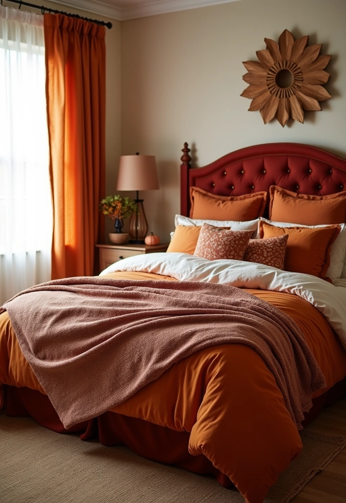 15 Earthy Modern Bedroom Ideas for a Cozy Retreat - 15. Seasonal Decor Swaps