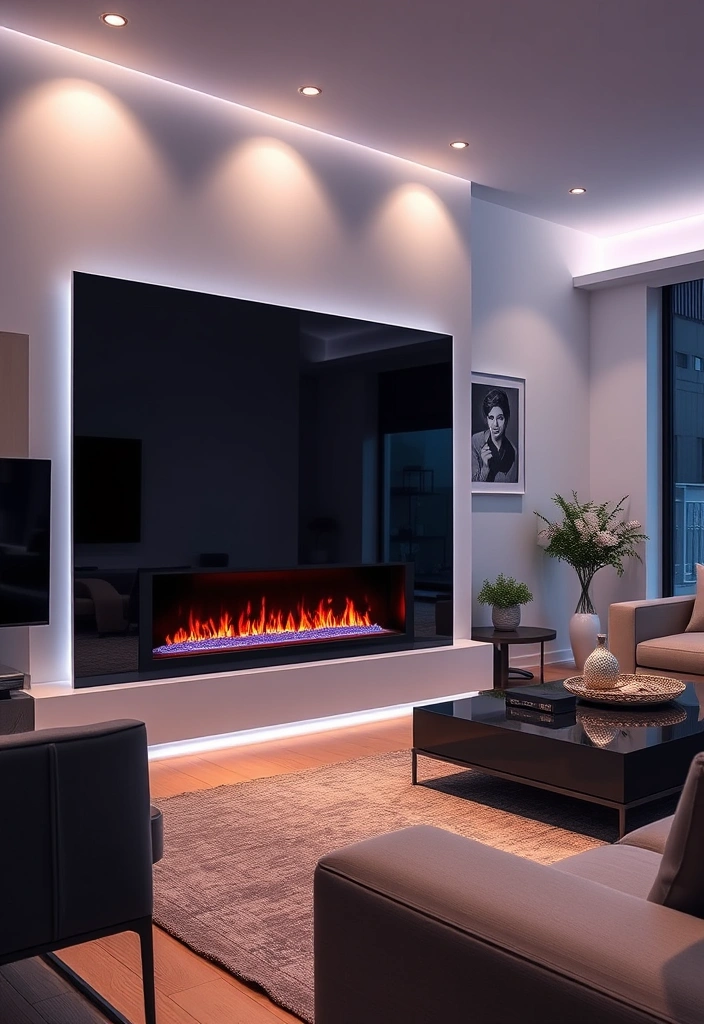 15 Stunning Fireplace Makeover Ideas That'll Make Your Home Feel Brand New! - 13. Smart Fireplaces