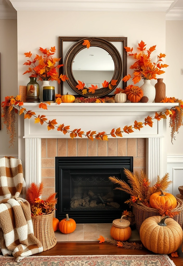 15 Stunning Fireplace Makeover Ideas That'll Make Your Home Feel Brand New! - 15. Seasonal Decor Changes