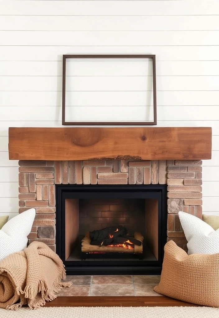 15 Stunning Fireplace Makeover Ideas That'll Make Your Home Feel Brand New! - 3. Rustic Wood Accents