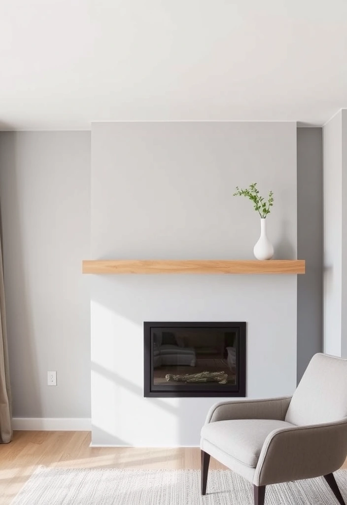 15 Stunning Fireplace Makeover Ideas That'll Make Your Home Feel Brand New! - 5. Floating Mantel