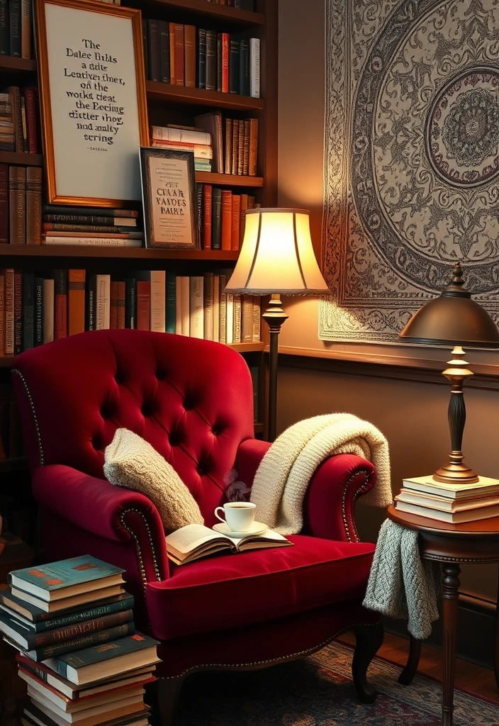 16 Dark Academia Room Inspirations That'll Make You Feel Like You're in a Novel! - 1. The Literary Nook