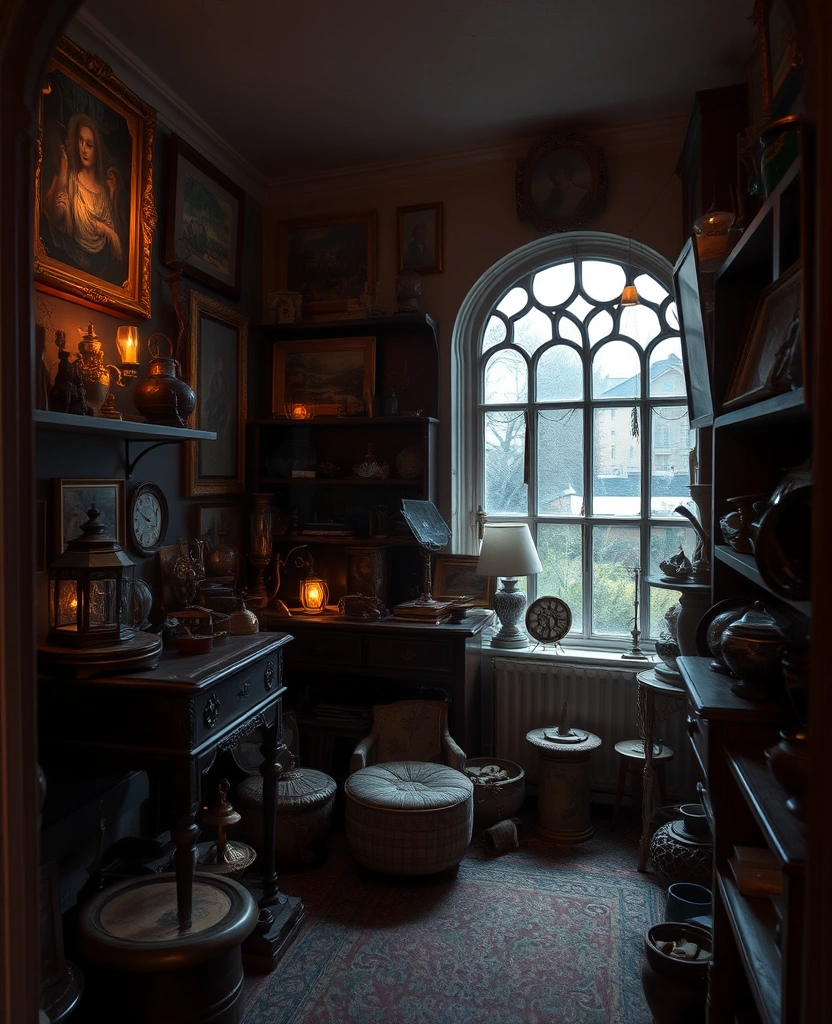 16 Dark Academia Room Inspirations That'll Make You Feel Like You're in a Novel! - 15. The Enigmatic Atmosphere