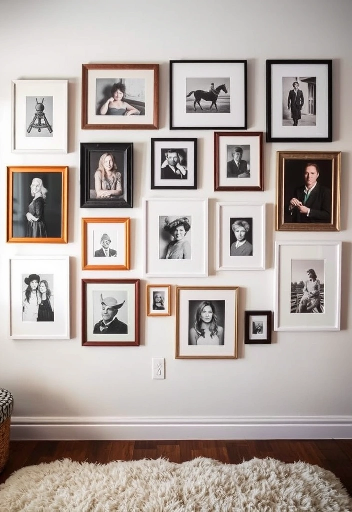 16 Dark Academia Room Inspirations That'll Make You Feel Like You're in a Novel! - 3. The Dramatic Gallery Wall