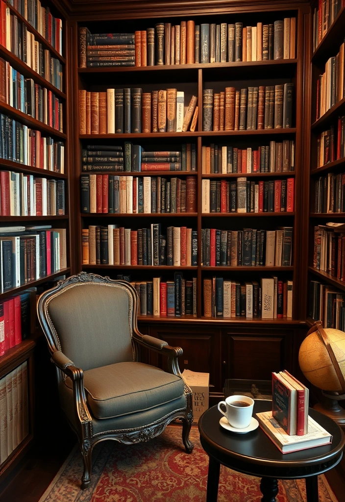 16 Dark Academia Room Inspirations That'll Make You Feel Like You're in a Novel! - 5. The Antique Library