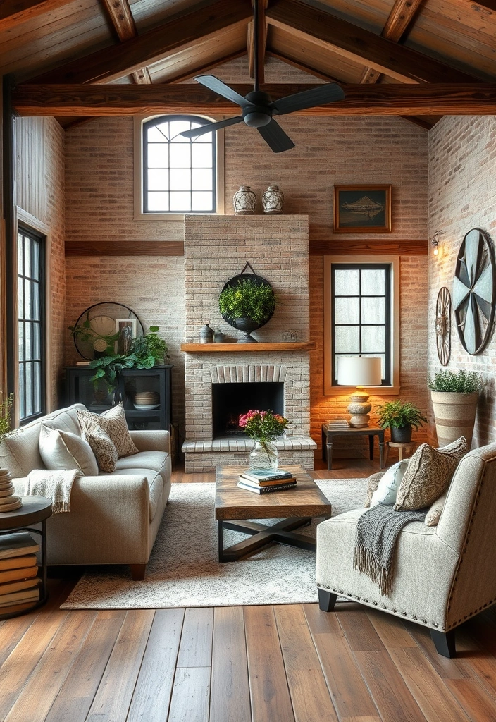 18 Rustic Living Room Ideas That Prove Industrial Can Be Cozy Too (Don’t Miss #7!) - Industrial Charm